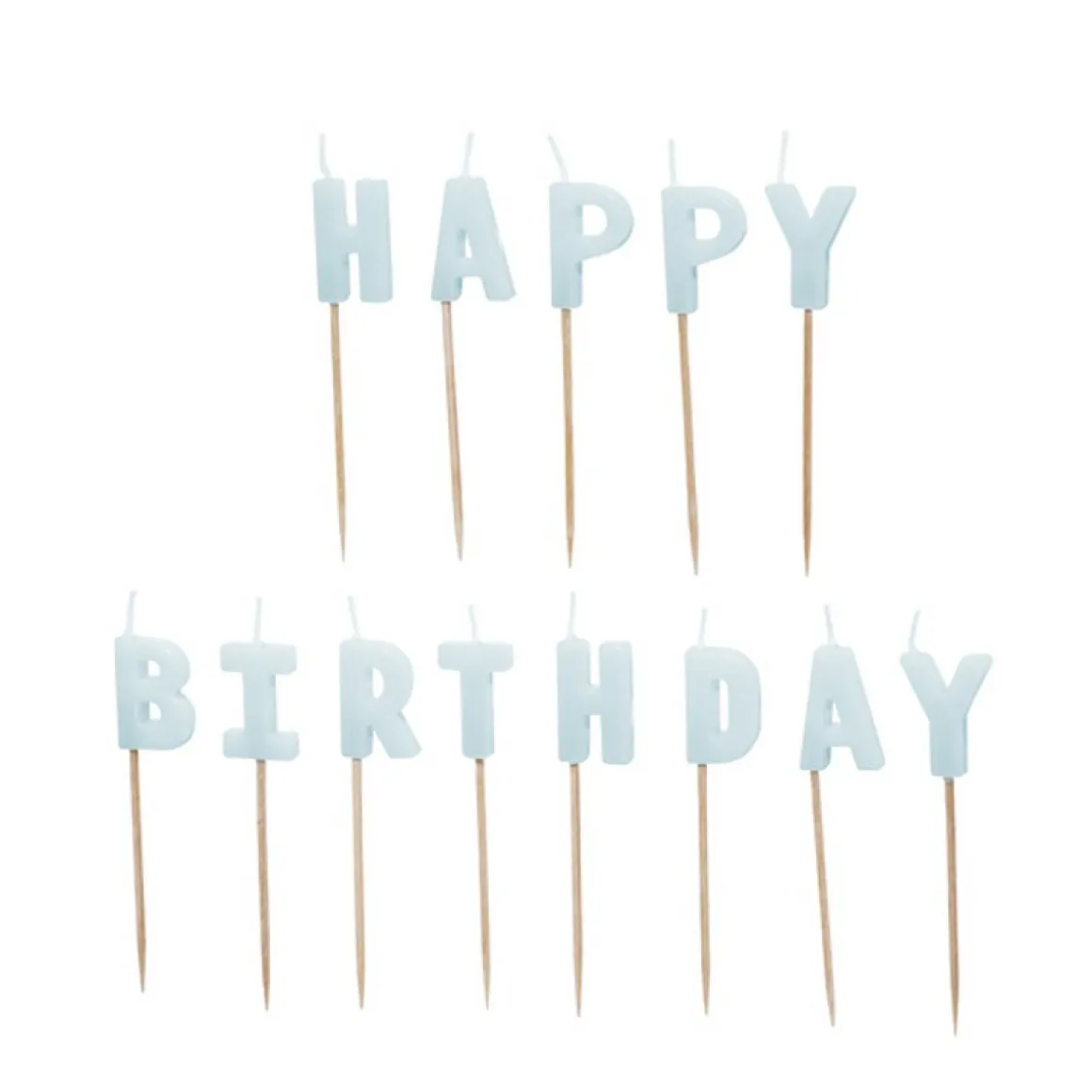 Happy Birthday Kagelys Lyseblå