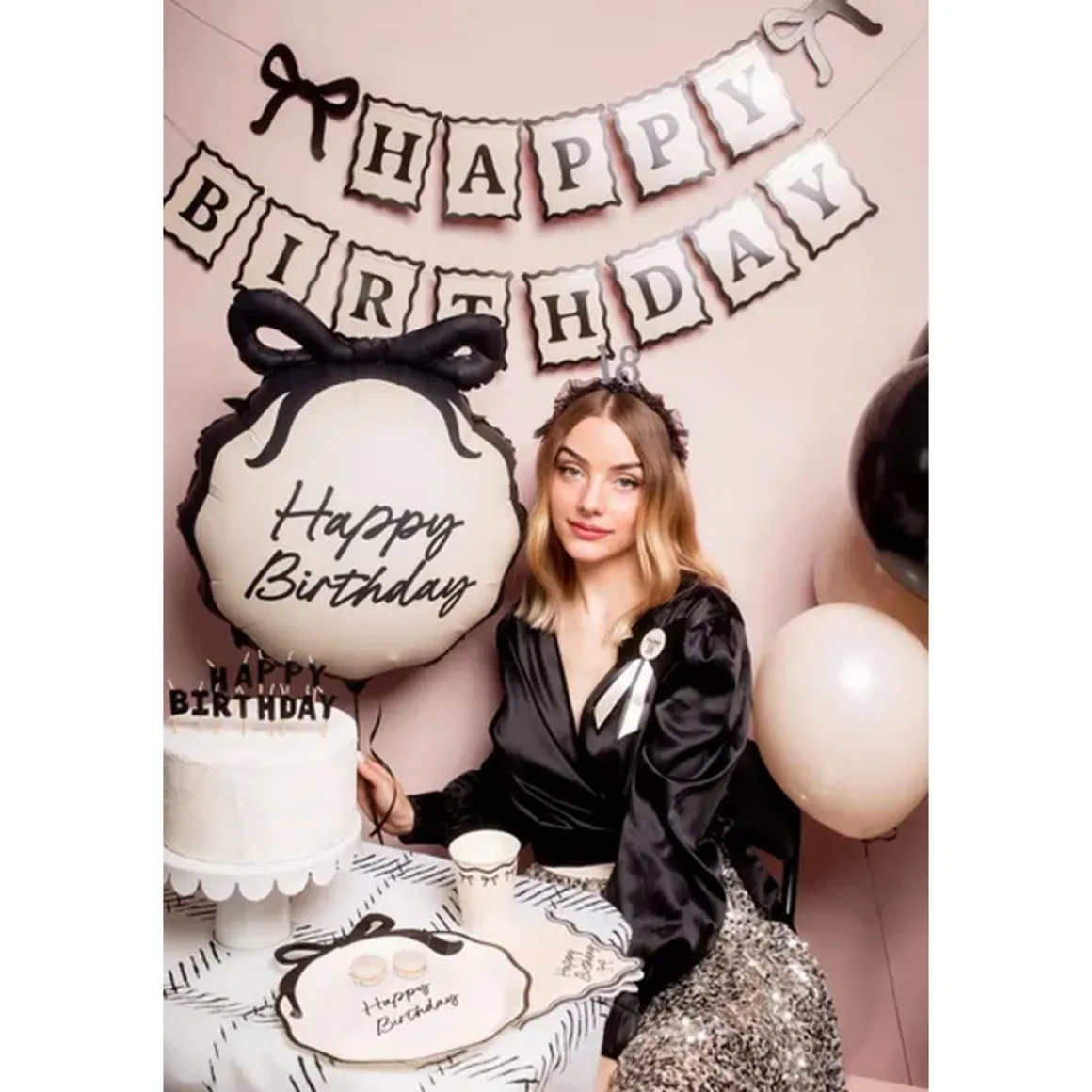 Happy Birthday Sløjfe Banner