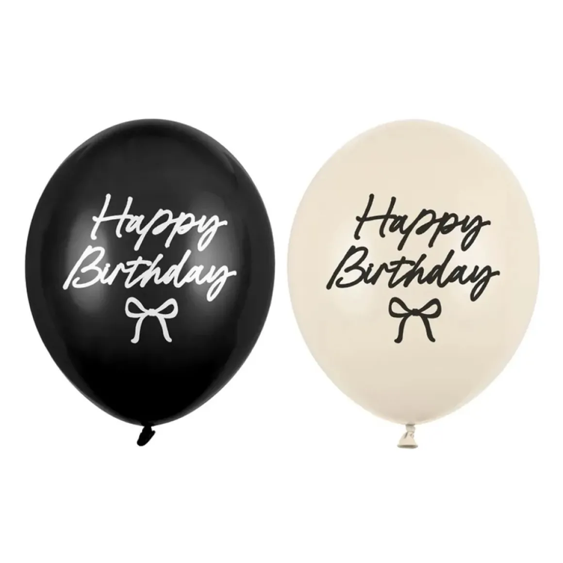Happy Birthday Sløjfe Latexballoner
