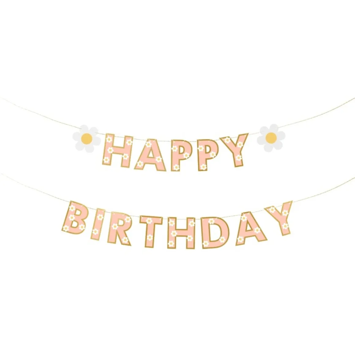 Happy Birthday Tusindfryd Guirlande