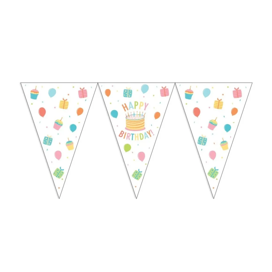 Happy Birthday Vimpelguirlande