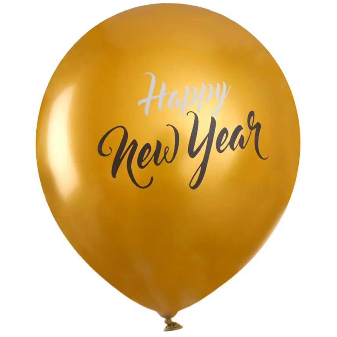 Happy New Year Balloner Guld