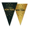 Happy New Year Golden Celebrations Vimpelguirlande