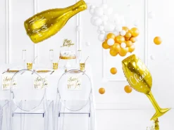 Happy New Year Paptallerkener Guld