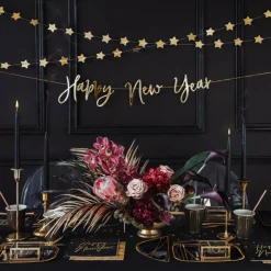 Happy New Year Servietter Sort