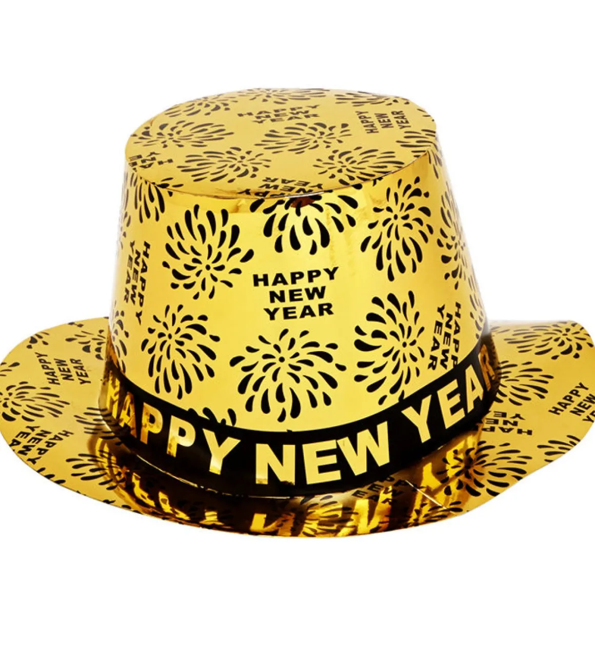 Happy New Year Tophat Guld