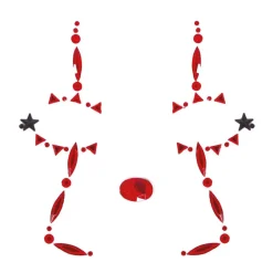 Harlekin Klovn Ansigtssmykker