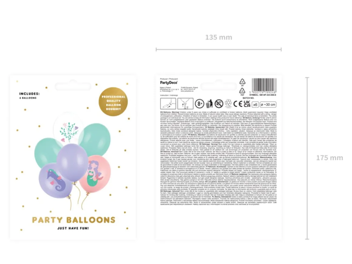 Havfrue Ballon Mix
