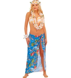 Hawaii Nederdel Blå
