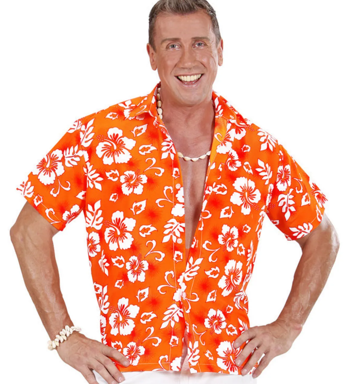 Hawaiiskjorte Orange