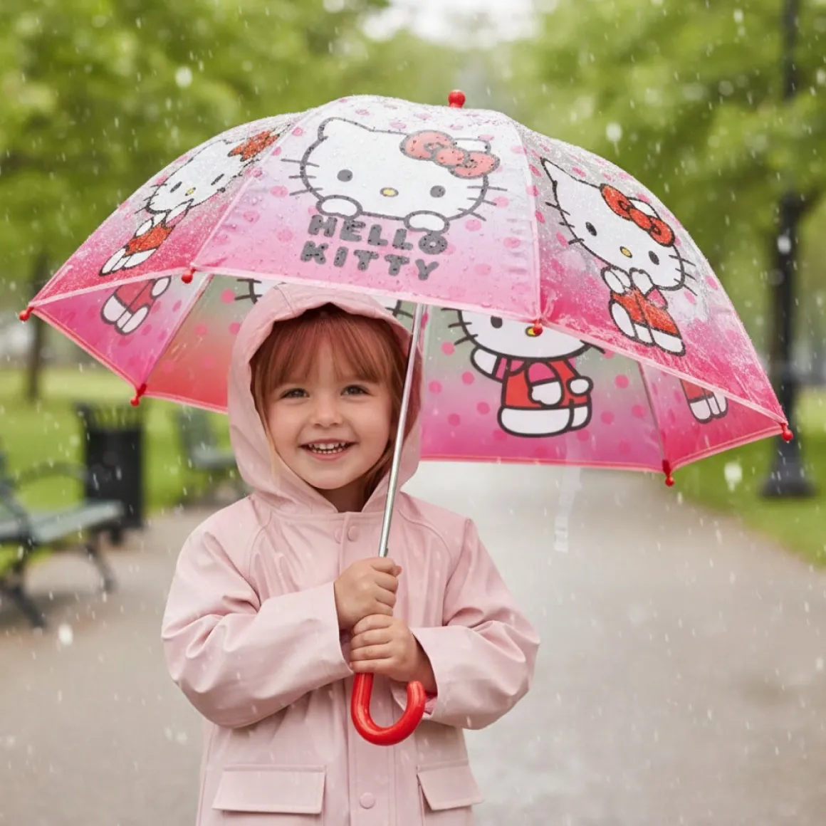 Hello Kitty® Paraply Pink