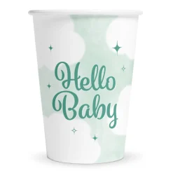 Hello Baby Papkrus Mintgrøn/Hvid