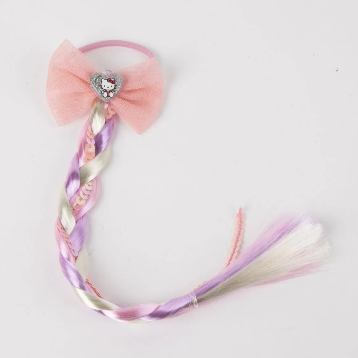 Hello Kitty® Hårclips Med Hårextension Lyserød