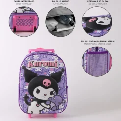 Hello Kitty® Kuromi Trolleyrygsæk Lilla