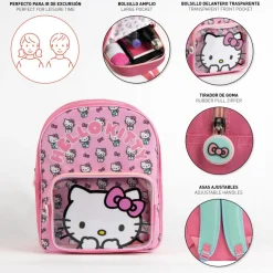 Hello Kitty® Mønstret Rygsæk Lyserød