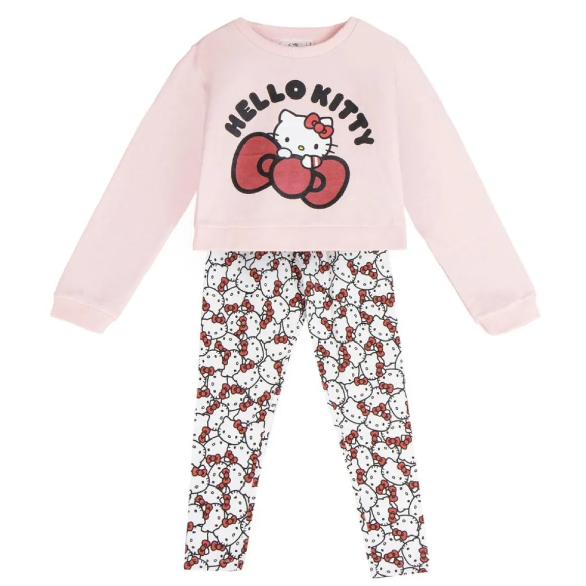 Hello Kitty® Sløjfe Trøje & Leggings Sæt