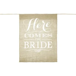 Here Comes The Bride Juteskilt