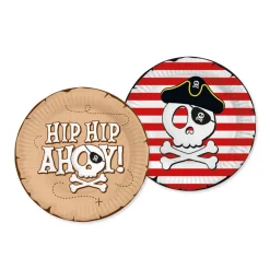 Hip Hip Ahoy Pirat Paptallerkener