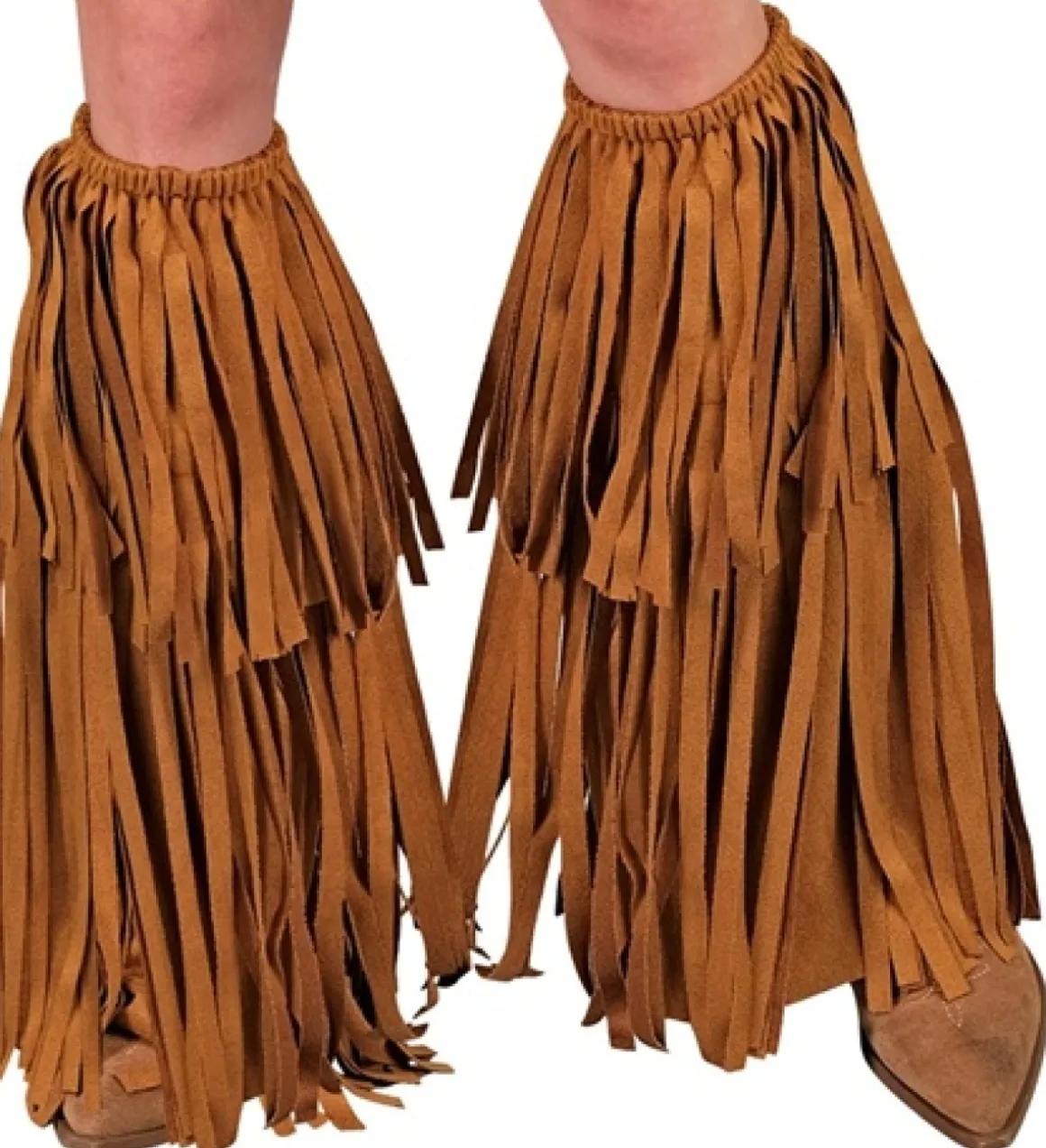 Hippie Cowboy Frynse Støvleovertræk Brun