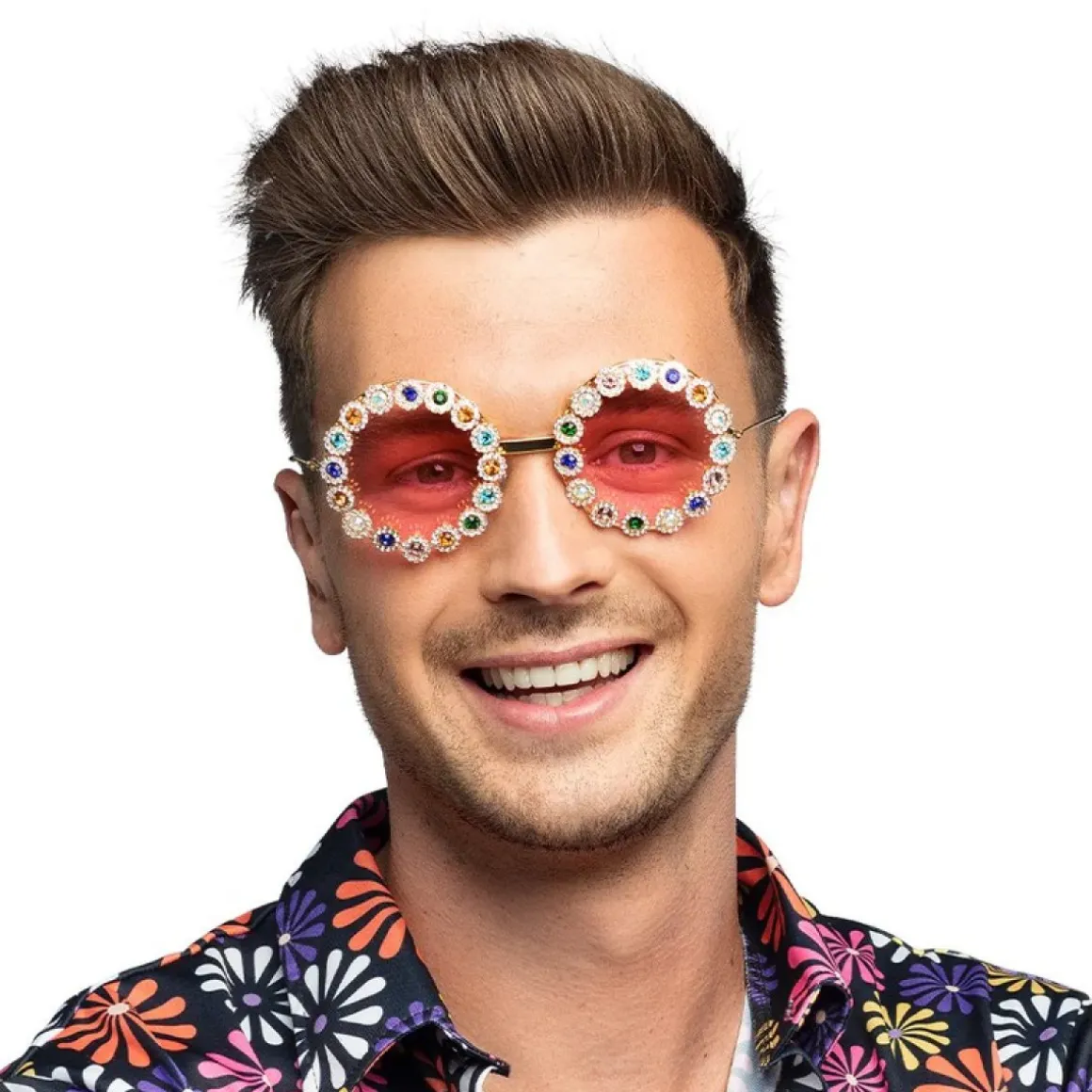 Hippie Diamantblomster Briller
