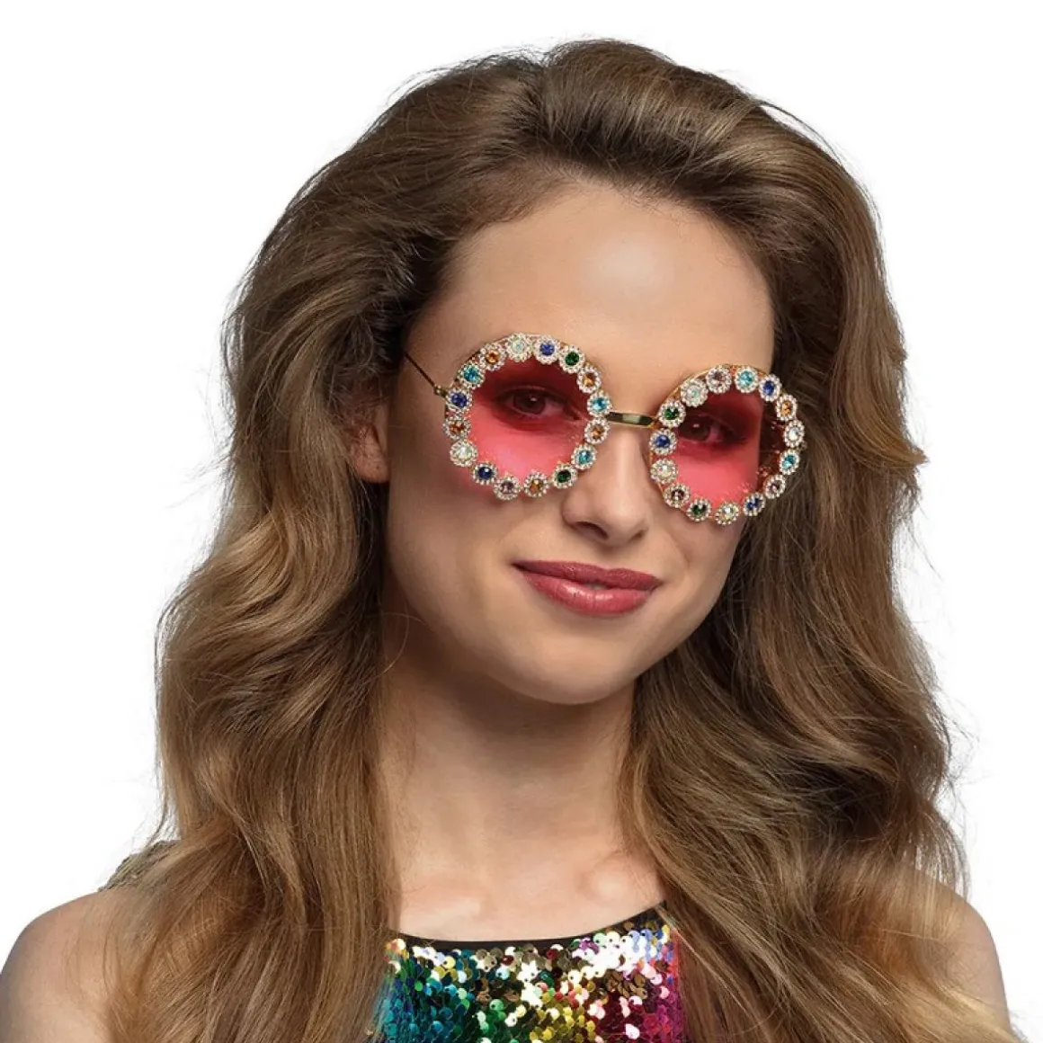 Hippie Diamantblomster Briller