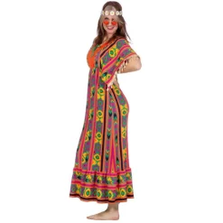 Hippie Maxikjole Kostume