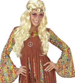 Hippie Paryk Med Blomsterkrans