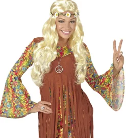 Hippie Paryk Med Blomsterkrans