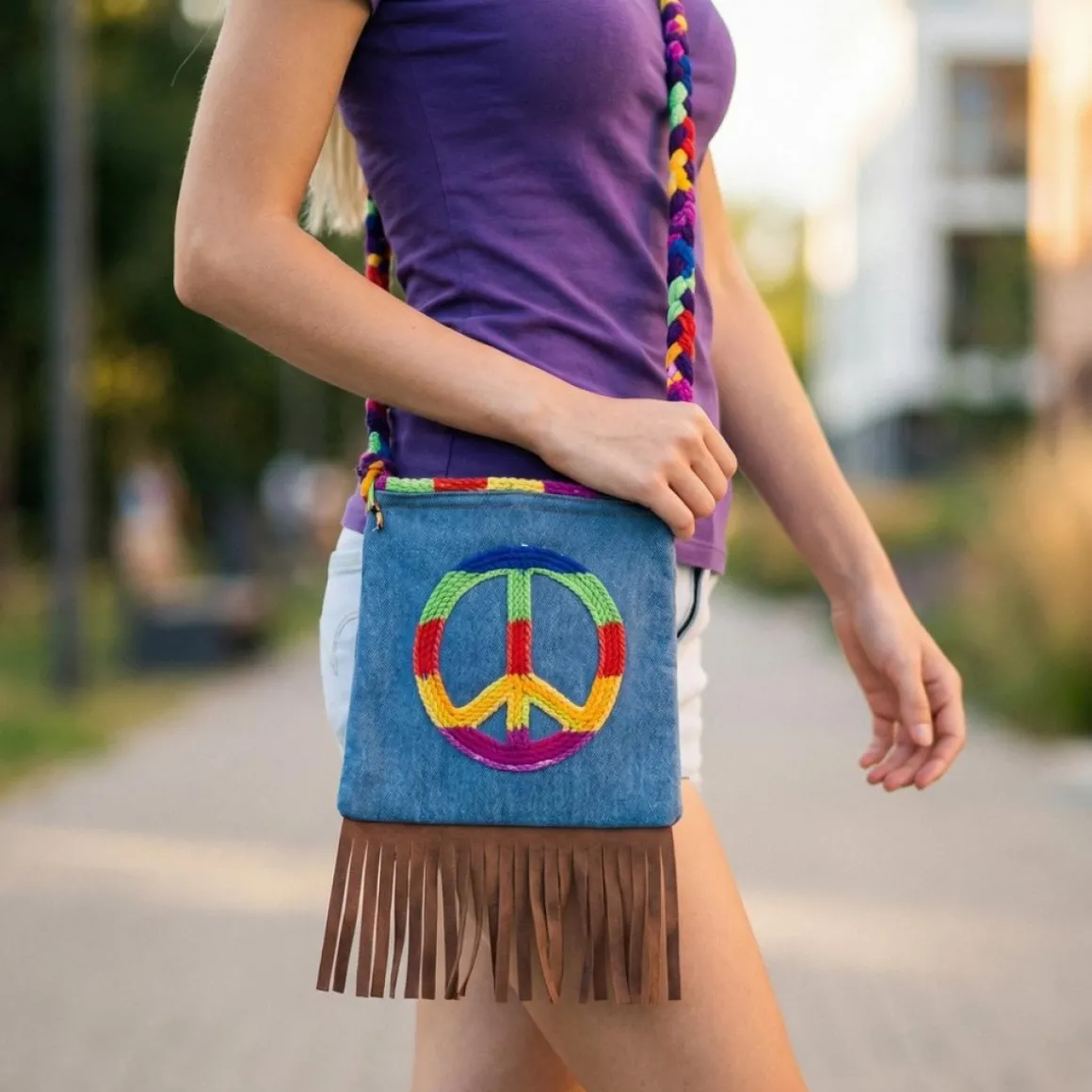 Hippie Skuldertaske