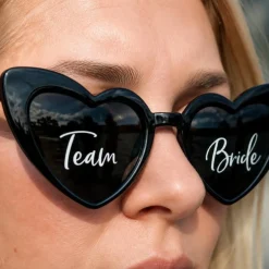 Hjerteformede Team Bride Briller Sort