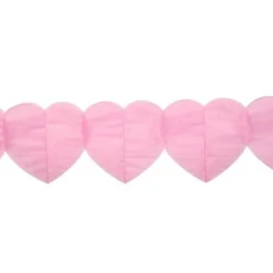 Hjerte Guirlande Babylyserød