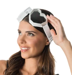 Hjerte Partybriller Goggles Hvid