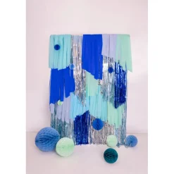 Honeycomb Papirskugle Lyseblå