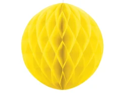 Honeycomb Papirskugle Mørk Gul