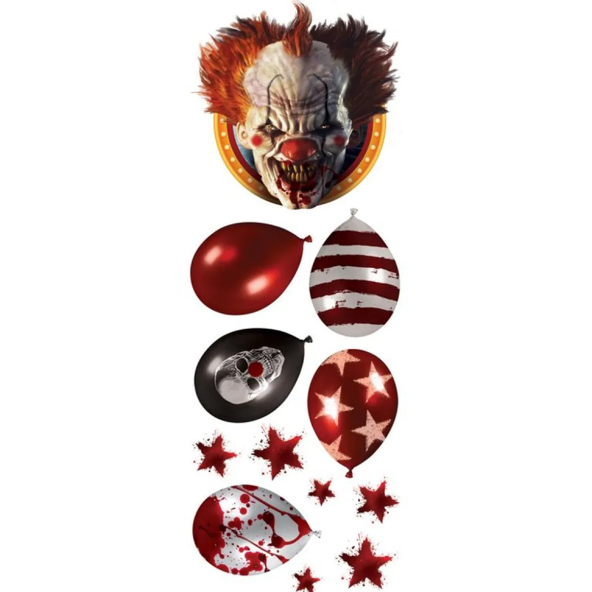 Horror Clown Vægdekoration