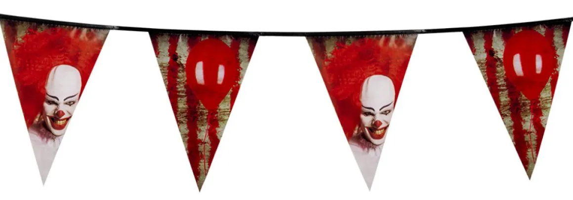 Horror Clown Vimpelguirlande