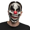 Horror Klovn Maske Med Bevægelig Kæbe