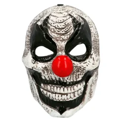 Horror Klovn Maske Med Bevægelig Kæbe