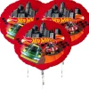 Hot Wheels® Rund Folieballon Rød