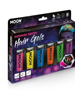 Hårfarve Gel UV Neon Sæt