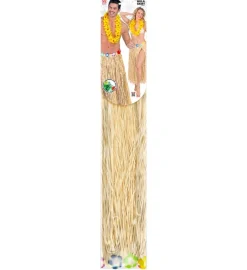 Hula Langt Stråskørt Beige