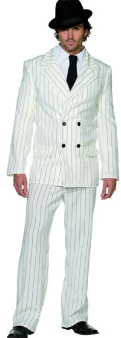 Hvid Gangster Kostume