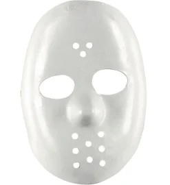 Hvid hockey maske