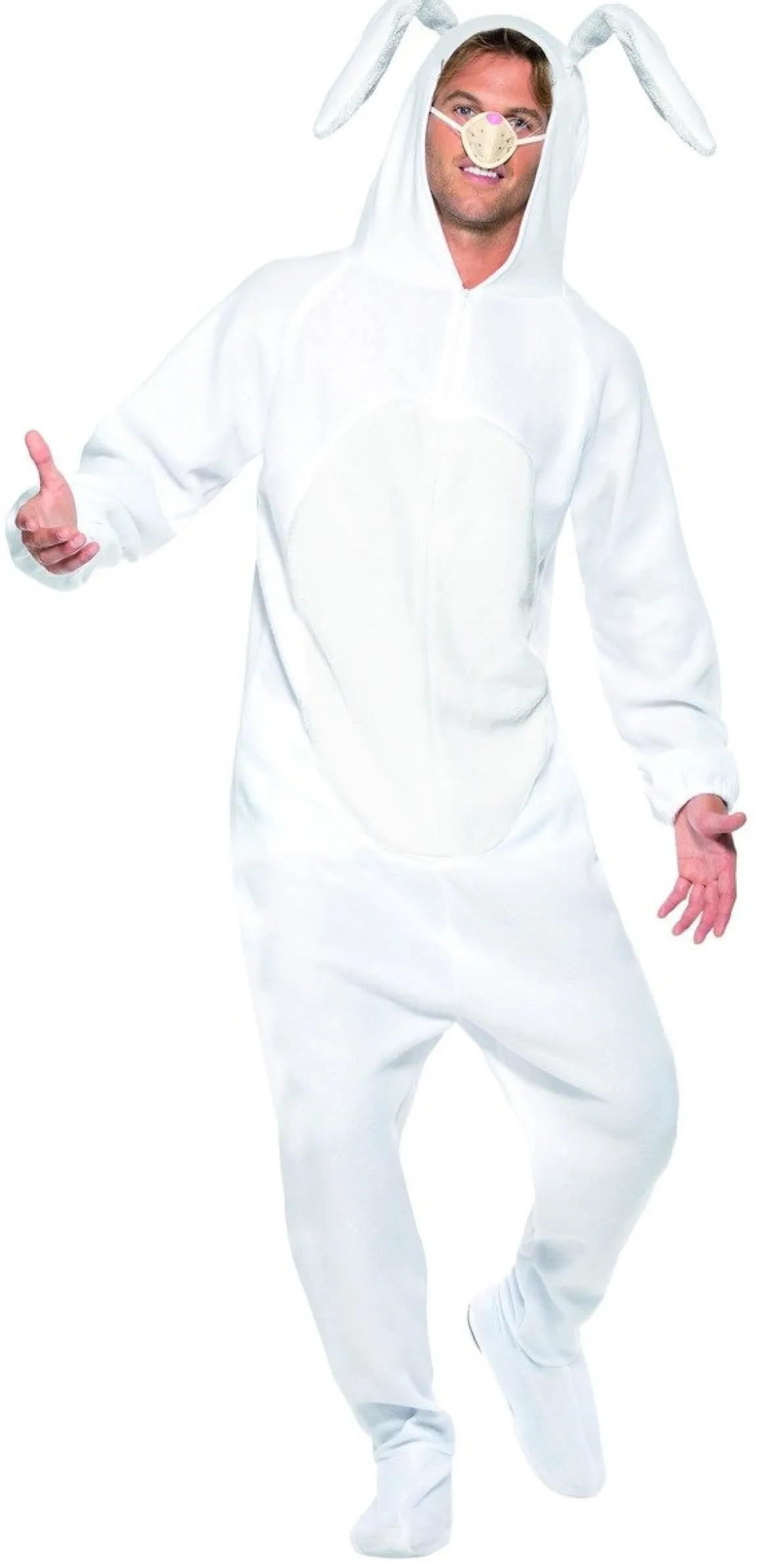 Hvid Kanin Kostume