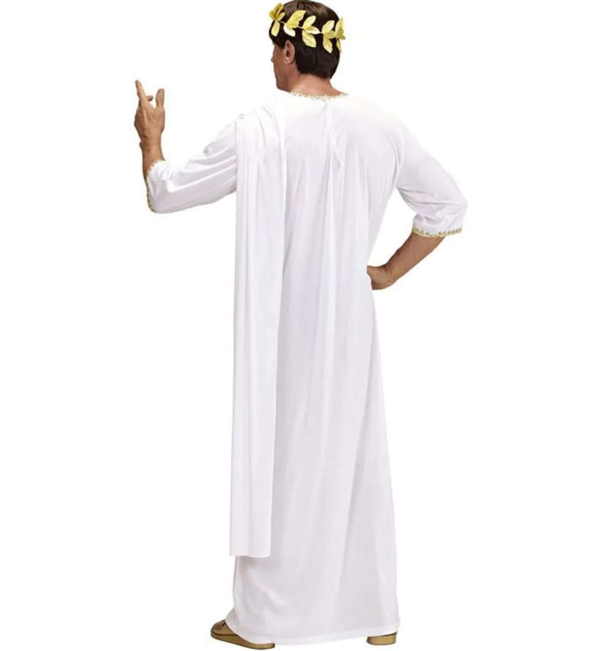 Hvid Lang Tunika Kostume