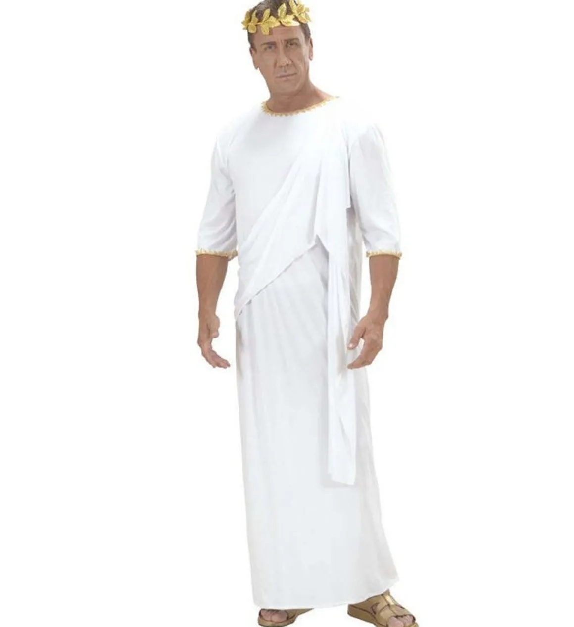 Hvid Lang Tunika Kostume