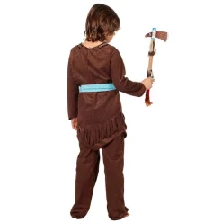 Indianer Børnekostume Brun