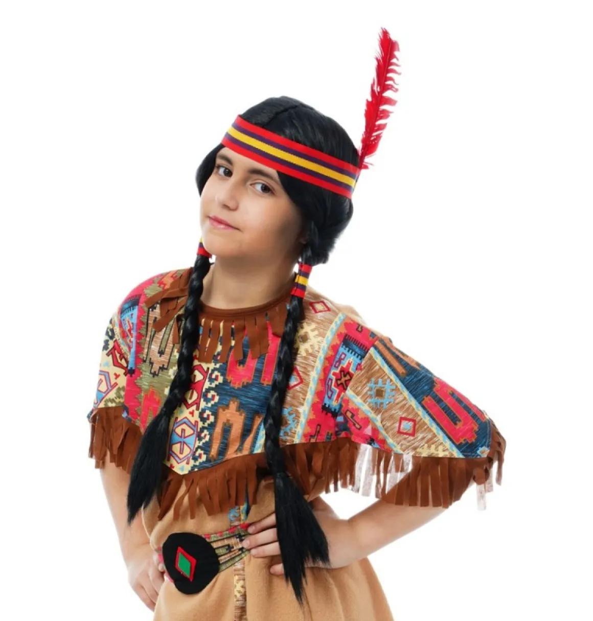 Indianer Børneparyk Med Fjer