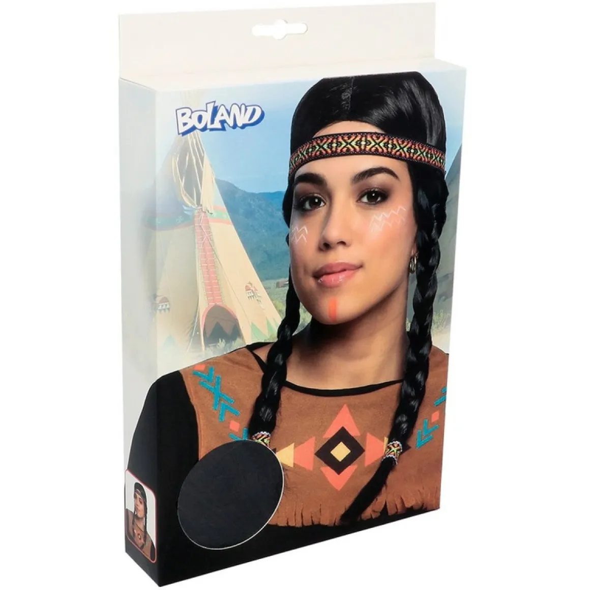 Indianer Fletning Paryk