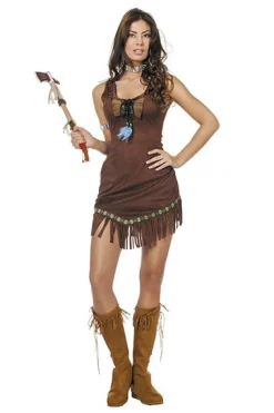 Indianerkvinde Kostume